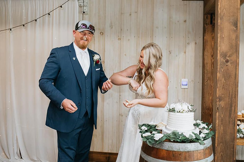 A Perfect Spring Wedding at Little Creek Barn; Little Creek Barn; Modern Farmhouse Wedding Venue in Northwest Ohio