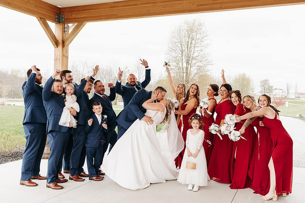 A Perfect Spring Wedding at Little Creek Barn; Little Creek Barn; Modern Farmhouse Wedding Venue in Northwest Ohio