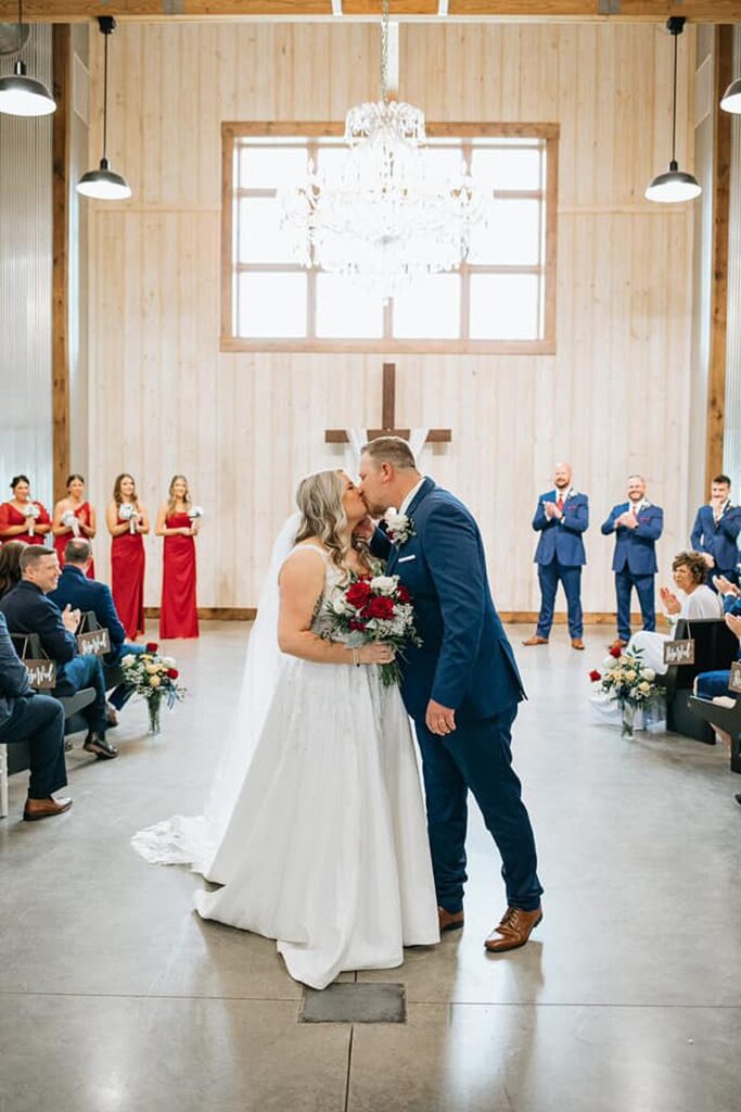 A Perfect Spring Wedding at Little Creek Barn; Little Creek Barn; Modern Farmhouse Wedding Venue in Northwest Ohio