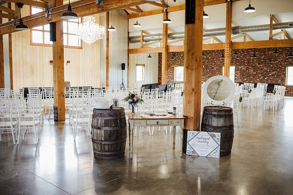 A Perfect Spring Wedding at Little Creek Barn; Little Creek Barn; Modern Farmhouse Wedding Venue in Northwest Ohio