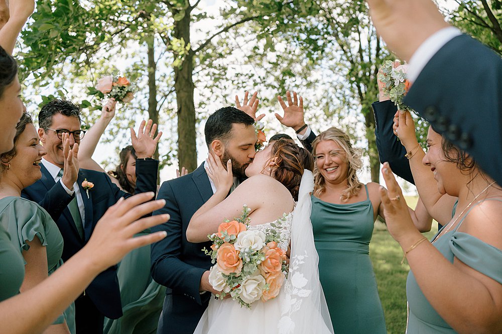 Sunday Wedding; Little Creek Barn; Modern Farmhouse Wedding Venue in Northwest Ohio; Northwest Ohio wedding venue