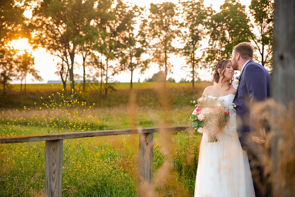 Northwest Ohio Modern Farmhouse Summer Wedding; Little Creek Barn; northern ohio modern farmhouse wedding venue