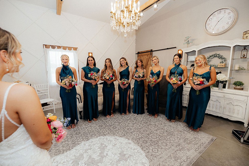 Sunday wedding; Northwest Ohio wedding venue; Little Creek Barn