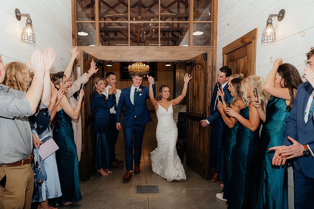 Sunday wedding; Northwest Ohio wedding venue; Little Creek Barn