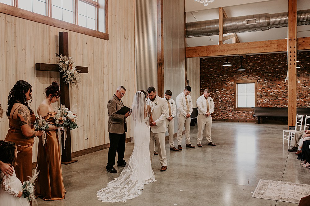 Little Creek Barn is a two-story modern farmhouse barn wedding venue in Northwest Ohio; A Fall Barn Wedding in Ohio