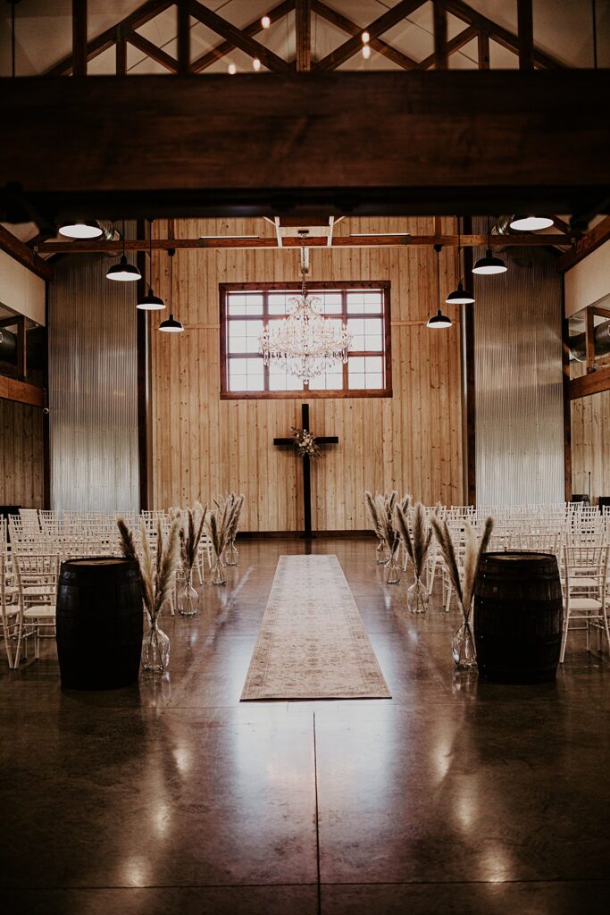 Little Creek Barn is a two-story modern farmhouse barn wedding venue in Northwest Ohio; A Fall Barn Wedding in Ohio