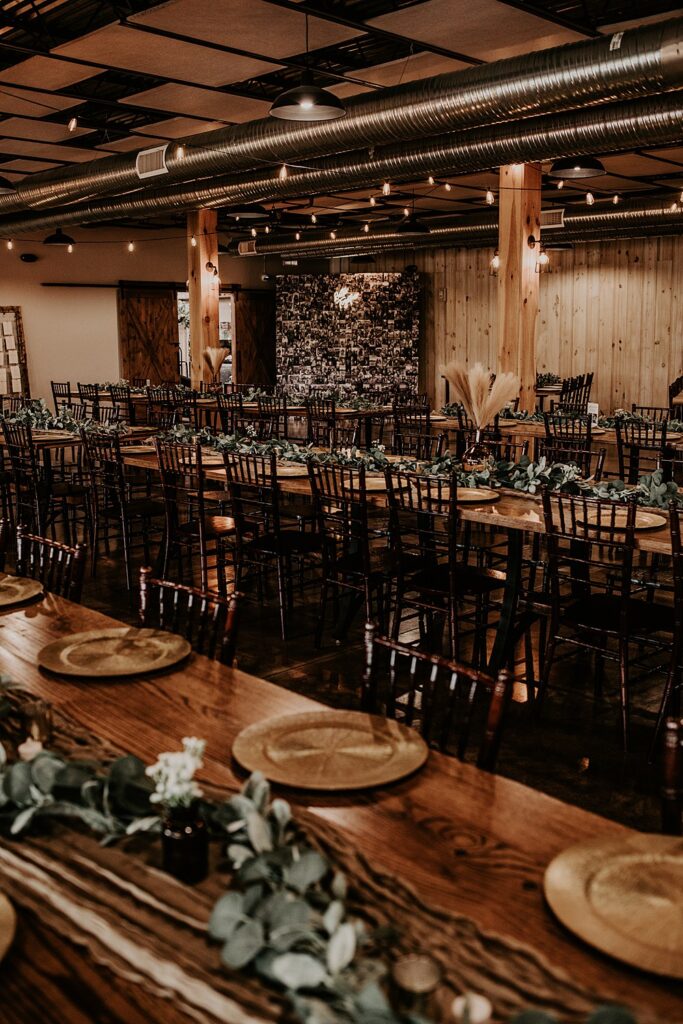 Little Creek Barn is a two-story modern farmhouse barn wedding venue in Northwest Ohio; A Fall Barn Wedding in Ohio