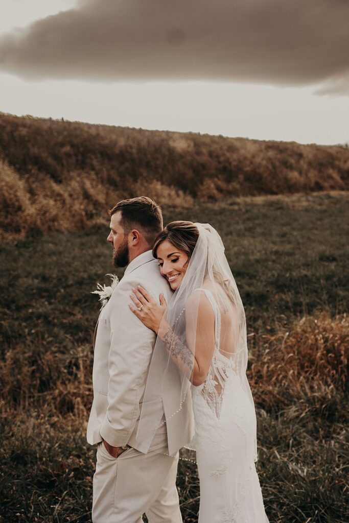 Little Creek Barn is a two-story modern farmhouse barn wedding venue in Northwest Ohio; A Fall Barn Wedding in Ohio